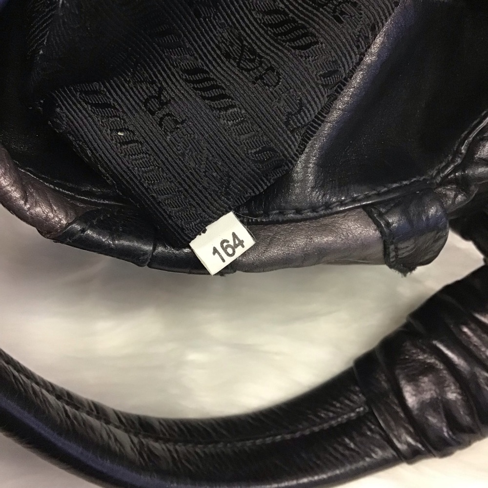 Prada Striped Leather Hobo - Picture 8 of 9